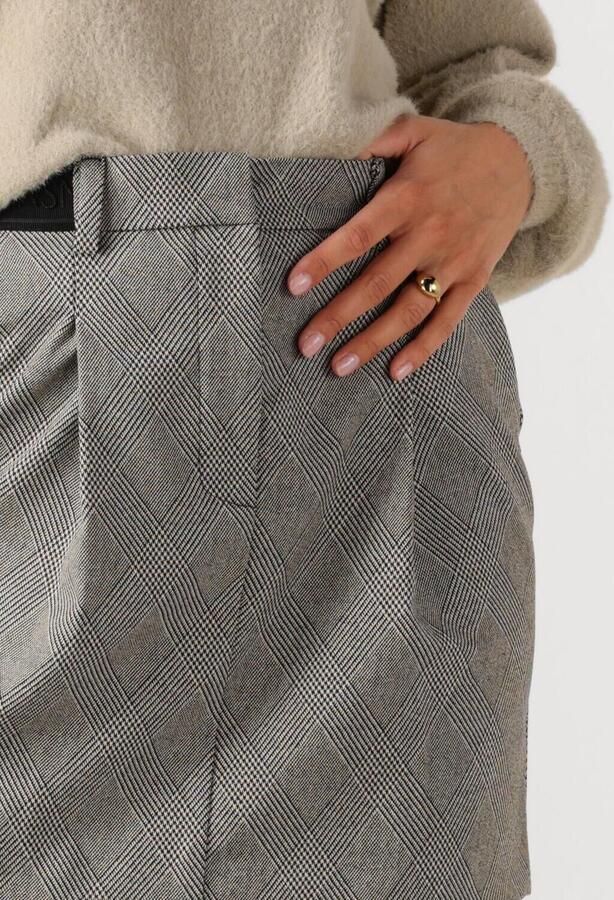 JANSEN AMSTERDAM Dames Rokken Dani Rok Wsc 693 Kort Grijs - Foto 3