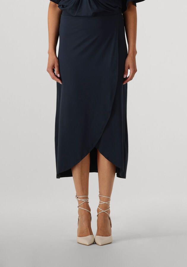 JANSEN AMSTERDAM Dames Rokken Falta Rok V 663 Donkerblauw - Foto 4