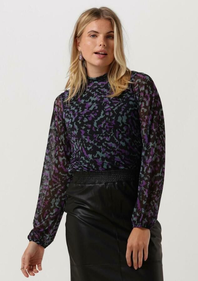 JANSEN AMSTERDAM Dames Tops & T-shirts Lea Zwart - Foto 4