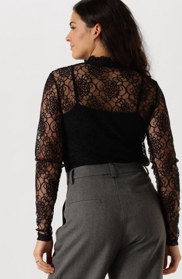 JANSEN AMSTERDAM Dames Tops & T-shirts Top Amarens L113 Zwart - Foto 2