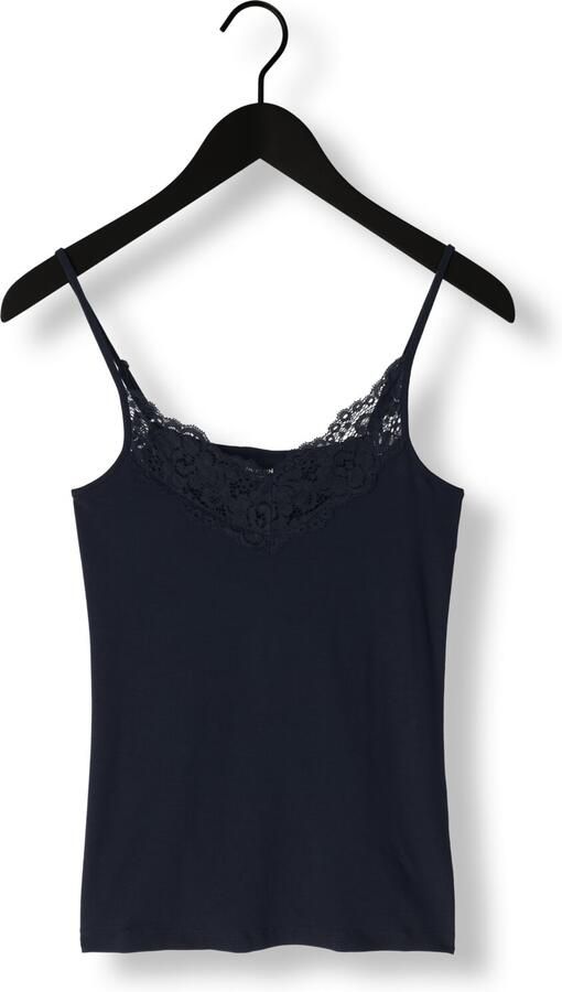 JANSEN AMSTERDAM Dames Tops & T-shirts V306 Singlet Donkerblauw - Foto 3