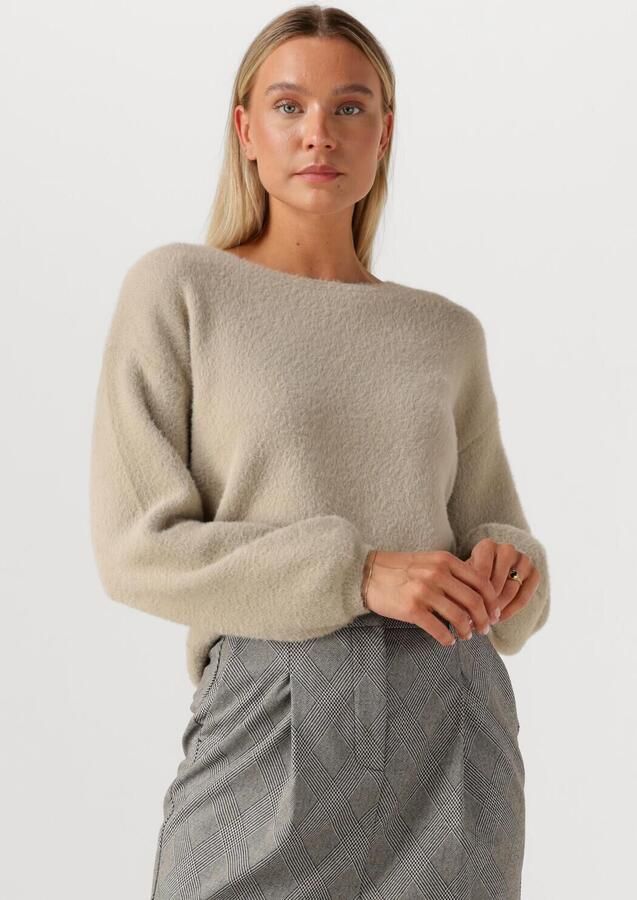 JANSEN AMSTERDAM Dames Truien & Vesten Caily Trui P 150 Round Neckline Beige - Foto 4