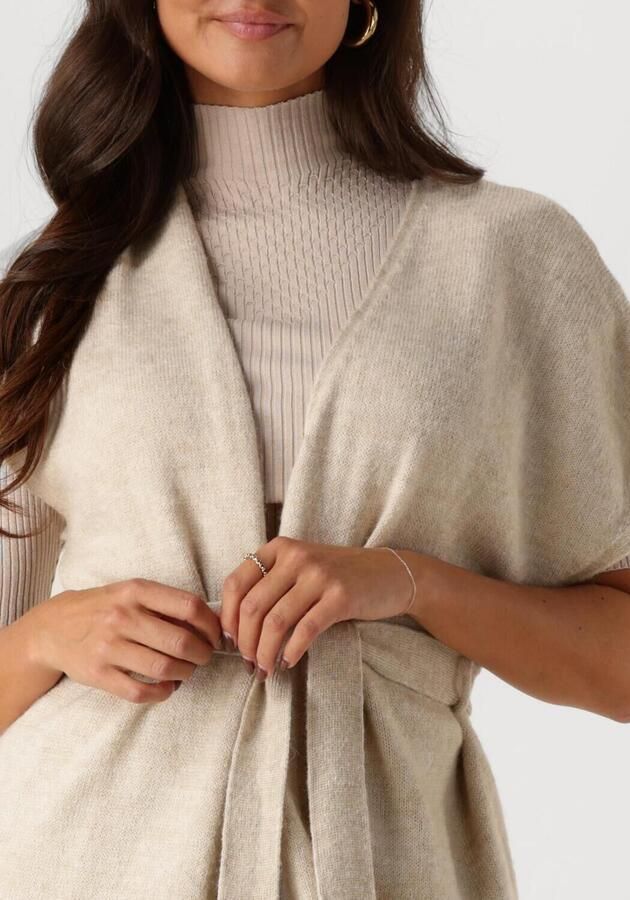 JANSEN AMSTERDAM Dames Truien & Vesten Hk259 Vest Anais Zand - Foto 2