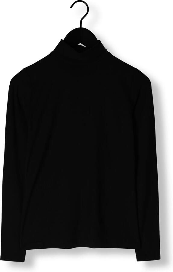 JANSEN AMSTERDAM Dames Truien & Vesten V113 Shirt With Turtle Neck And Long Sleeve Zwart - Foto 3