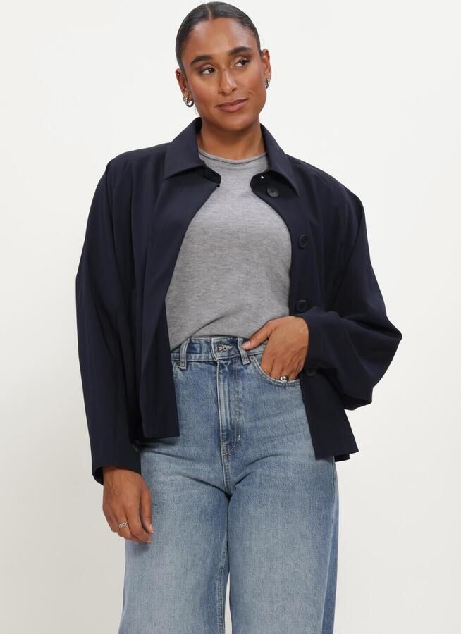 JAPAN TKY Dames Blazers Dairin Donkerblauw