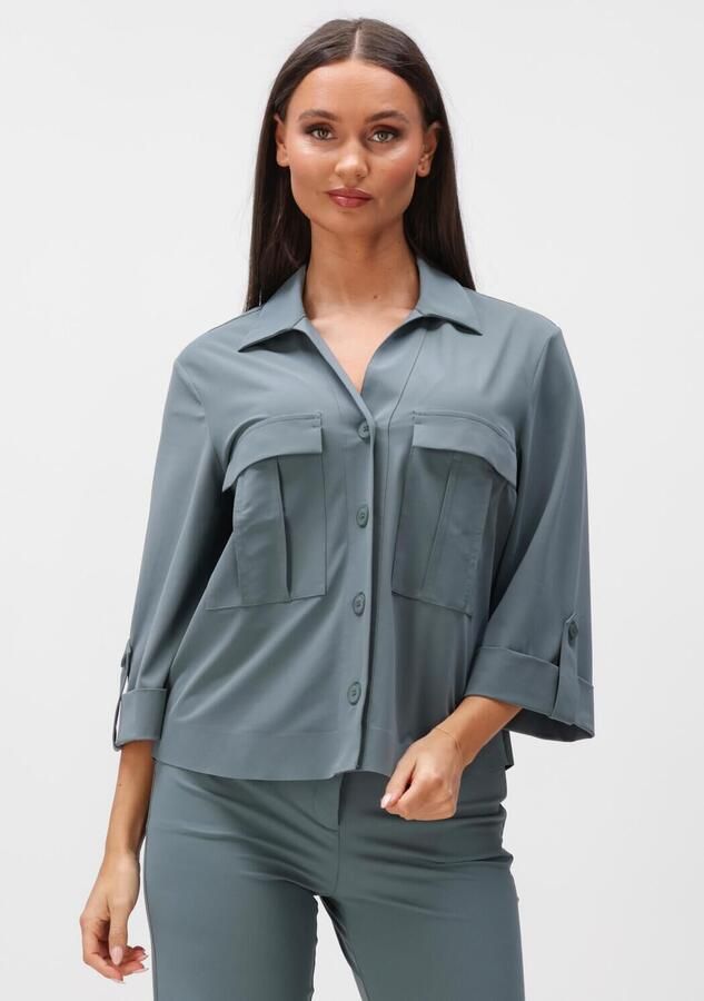 JAPAN TKY Dames Blouses Shigeko Petrol