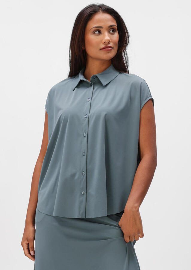 JAPAN TKY Dames Blouses Tsuba Petrol