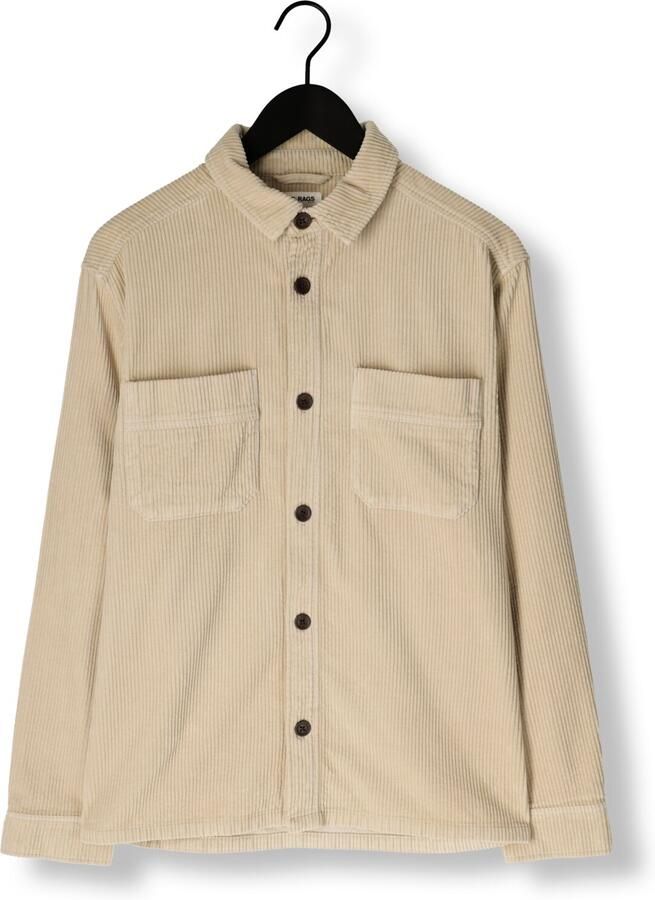 JC RAGS Heren Overshirts Ace Cord Beige