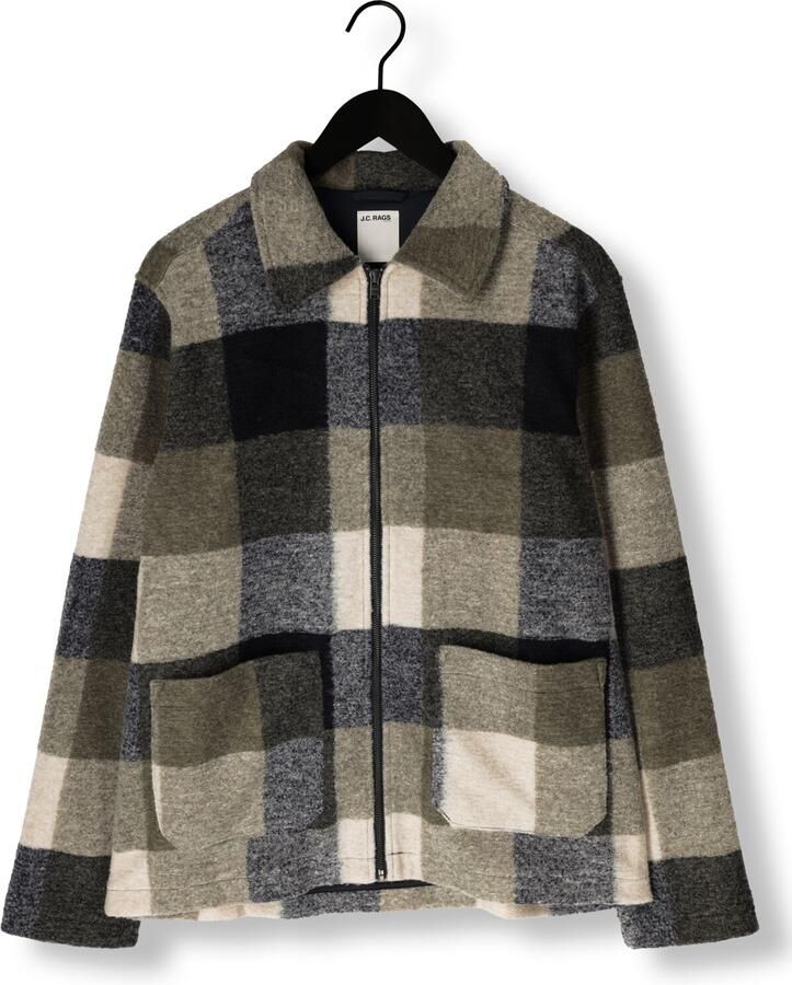 JC RAGS Heren Overshirts Benji Chek Multi