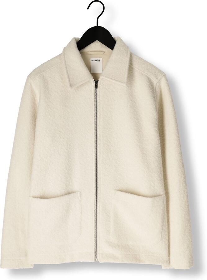 JC RAGS Heren Overshirts Benji Ecru