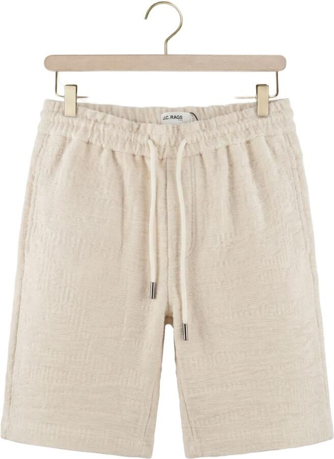 JC RAGS J.C. Rags Heren Broeken Short Andy Structure Ecru - Foto 2