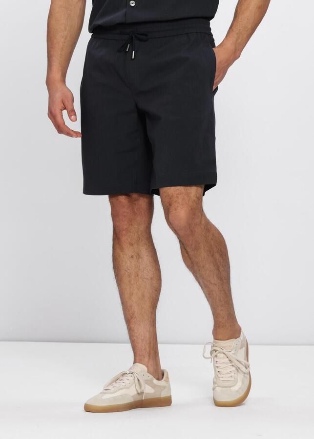 JC RAGS J.C. Rags Heren Broeken Short Andy Wrinkle Zwart