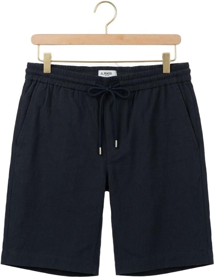 JC RAGS J.C. Rags Heren Broeken Short Andy Wrinkle Zwart - Foto 2