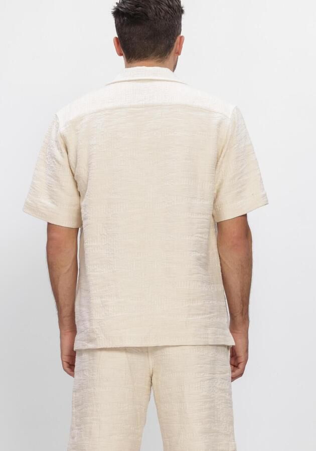 JC RAGS J.C. Rags Heren Overhemden Casual Shirt Aaron Structure Ecru - Foto 3