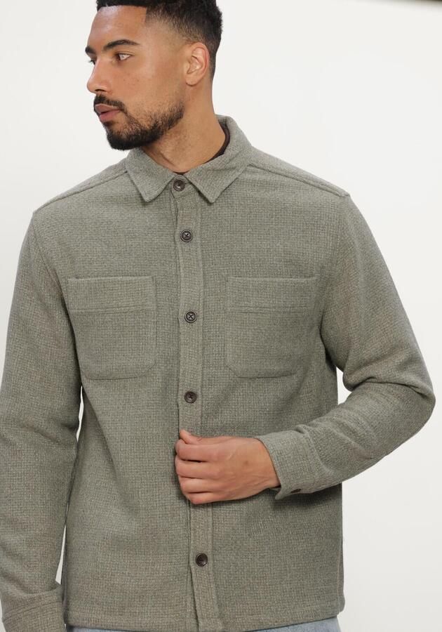 JC RAGS J.C. Rags Heren Overshirts Overshirt Ace Groen - Foto 4
