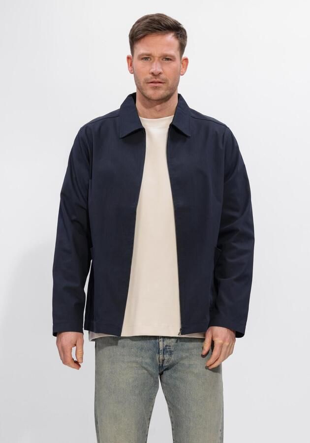 JC RAGS J.C. Rags Heren Overshirts Overshirt Danny Donkerblauw