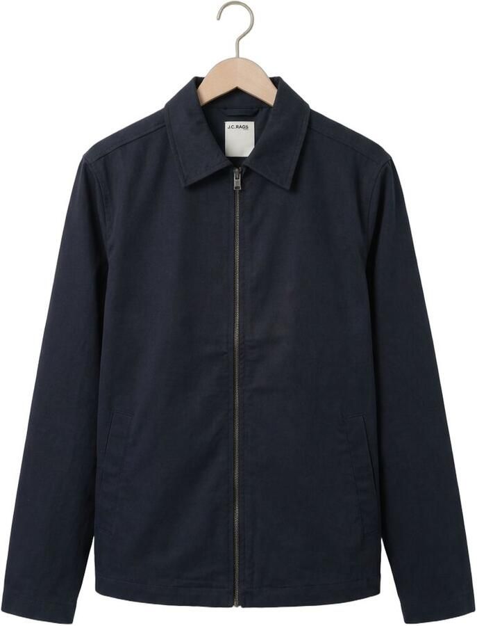JC RAGS J.C. Rags Heren Overshirts Overshirt Danny Donkerblauw - Foto 2