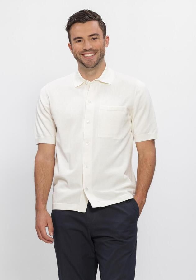 JC RAGS J.C. Rags Heren Polo's & T-shirts Polo Ss Asher Gebroken Wit