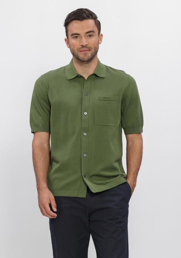 JC RAGS J.C. Rags Heren Polo's & T-shirts Polo Ss Asher Groen