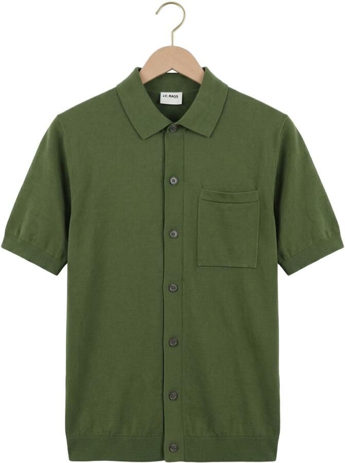 JC RAGS J.C. Rags Heren Polo's & T-shirts Polo Ss Asher Groen - Foto 2