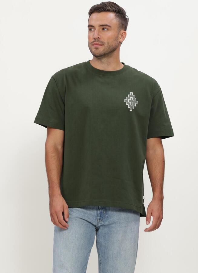 JC RAGS J.C. Rags Heren Polo's & T-shirts T-shirt Short Sleeve Arvin Embro Donkergroen