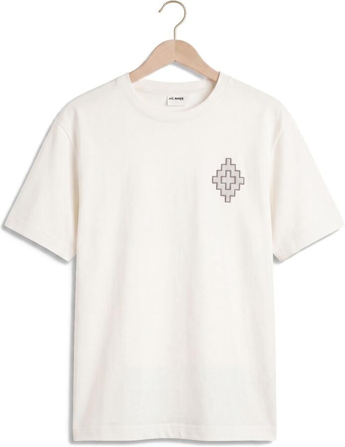 JC RAGS J.C. Rags Heren Polo's & T-shirts T-shirt Short Sleeve Arvin Embro Gebroken Wit - Foto 2