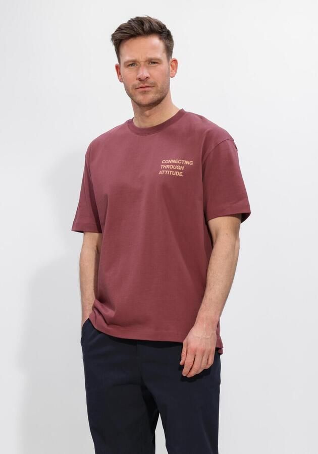 JC RAGS J.C. Rags Heren Polo's & T-shirts T-shirt Ss Arvin Bordeaux