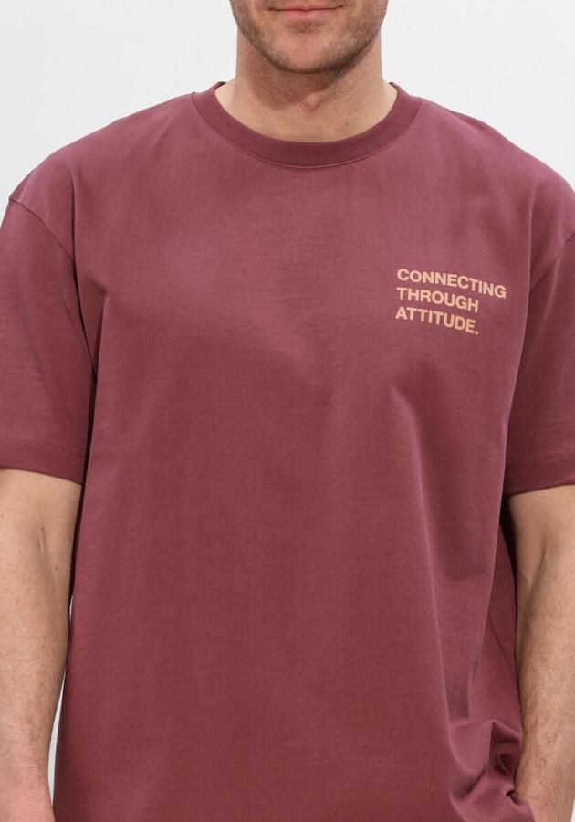 JC RAGS J.C. Rags Heren Polo's & T-shirts T-shirt Ss Arvin Bordeaux - Foto 4