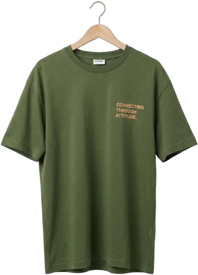 JC RAGS J.C. Rags Heren Polo's & T-shirts T-shirt Ss Arvin Khaki - Foto 2