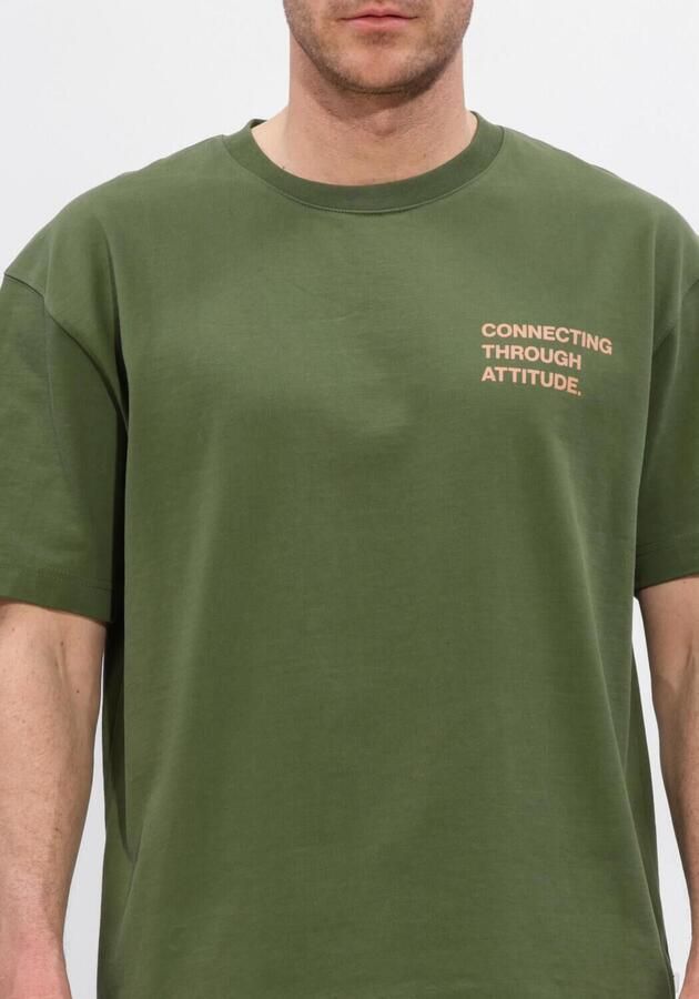JC RAGS J.C. Rags Heren Polo's & T-shirts T-shirt Ss Arvin Khaki - Foto 4