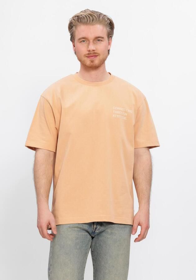 JC RAGS J.C. Rags Heren Polo's & T-shirts T-shirt Ss Arvin Perzik