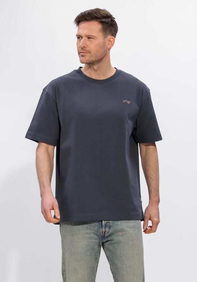 JC RAGS J.C. Rags Heren Polo's & T-shirts T-shirt Ss Dim Donkerblauw