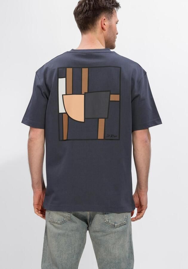 JC RAGS J.C. Rags Heren Polo's & T-shirts T-shirt Ss Dim Donkerblauw - Foto 3