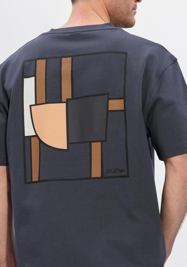 JC RAGS J.C. Rags Heren Polo's & T-shirts T-shirt Ss Dim Donkerblauw - Foto 4