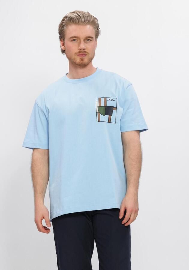 JC RAGS J.C. Rags Heren Polo's & T-shirts T-shirt Ss Dino Lichtblauw