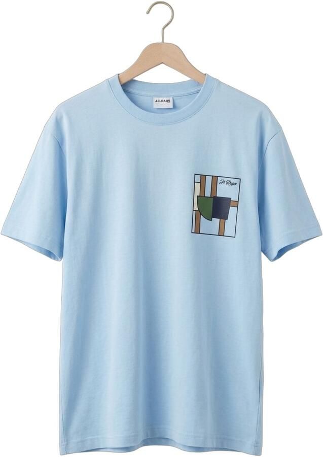 JC RAGS J.C. Rags Heren Polo's & T-shirts T-shirt Ss Dino Lichtblauw - Foto 2