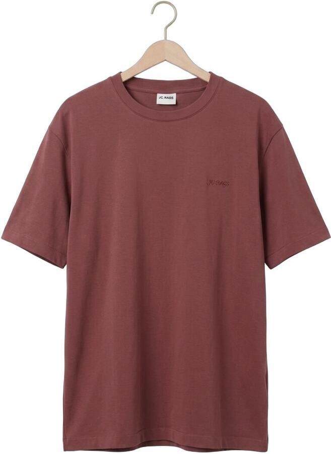 JC RAGS J.C. Rags Heren Polo's & T-shirts T-shirt Ss Ruben Bordeaux - Foto 2