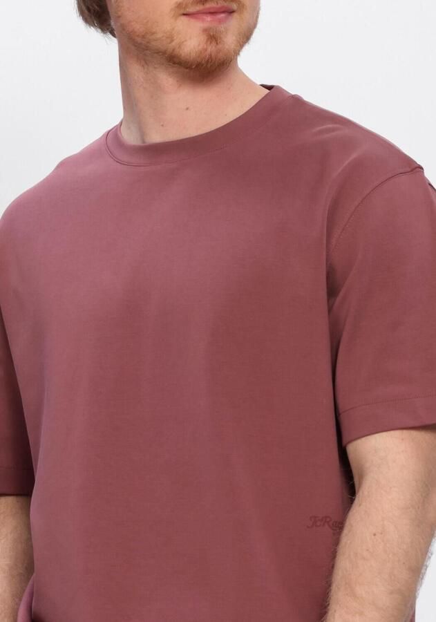 JC RAGS J.C. Rags Heren Polo's & T-shirts T-shirt Ss Ruben Bordeaux - Foto 3