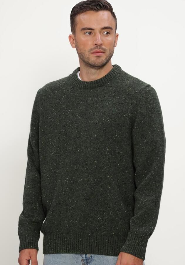 JC RAGS J.C. Rags Heren Truien & Vesten Crew-neck Sweater Bud Donkergroen - Foto 4