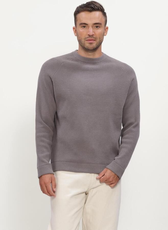 JC RAGS J.C. Rags Heren Truien & Vesten Crew-neck Sweater Eddy Grijs