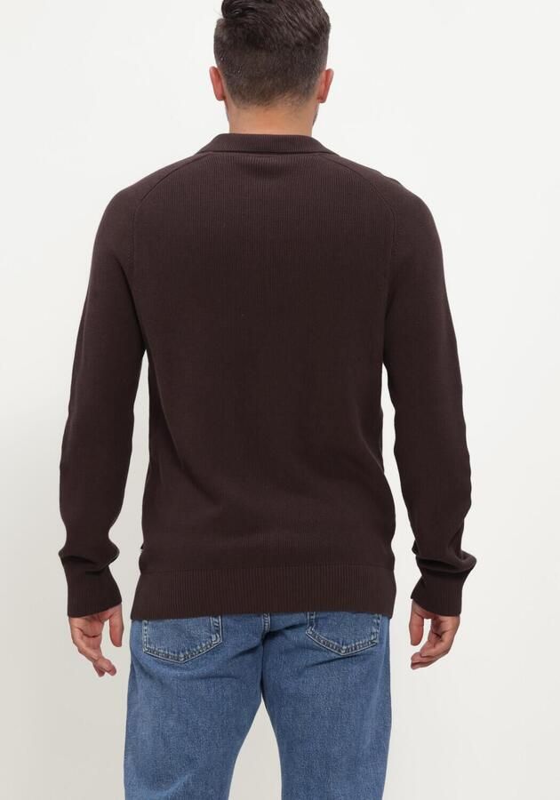 JC RAGS J.C. Rags Heren Truien & Vesten Polo Long Sleeve Ewald Bruin - Foto 2
