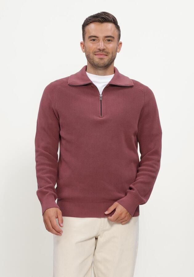 JC RAGS J.C. Rags Heren Truien & Vesten Pullover Half Zip Edgar Bordeaux