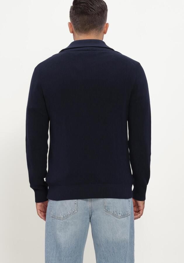 JC RAGS J.C. Rags Heren Truien & Vesten Pullover Half Zip Edgar Donkerblauw - Foto 3