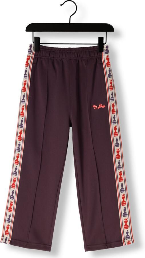Jelly Mallow Jongens Broeken Chess Track Pants Bordeaux - Foto 3