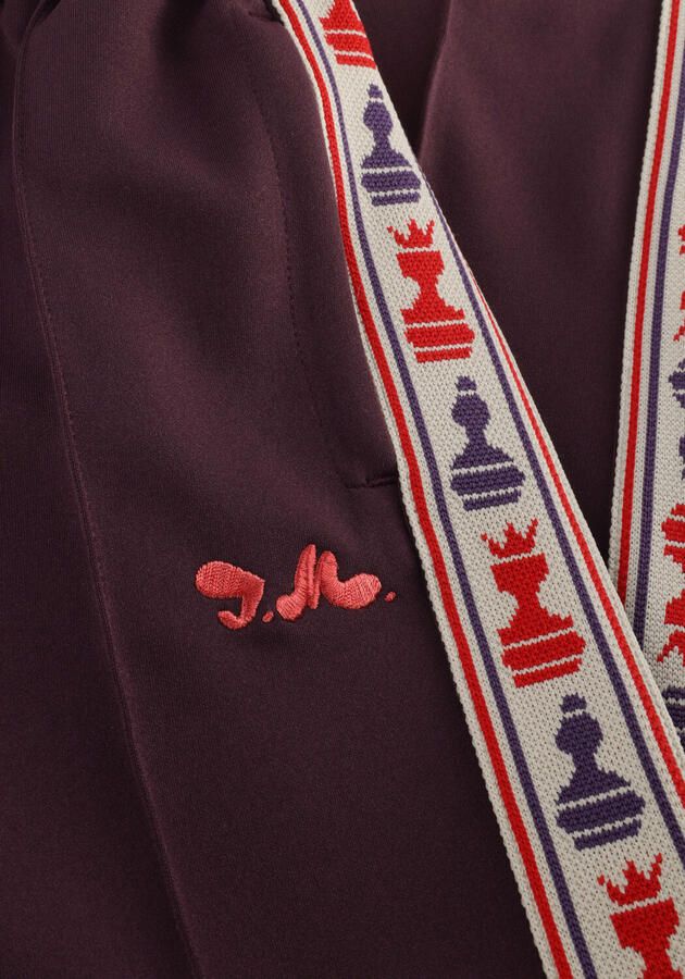 Jelly Mallow Jongens Broeken Chess Track Pants Bordeaux