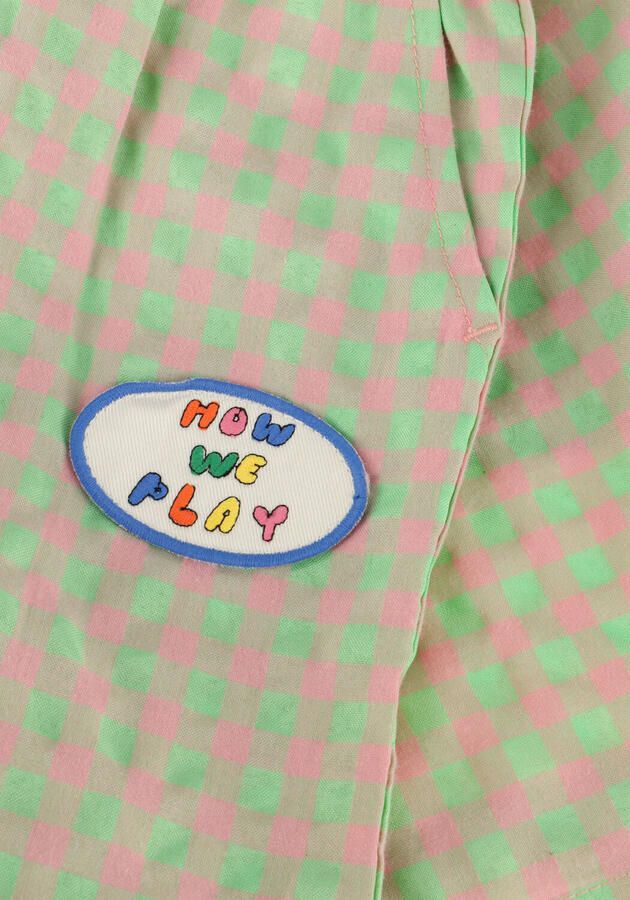 Jelly Mallow Meisjes Broeken Play Checked Woven Short Mint - Foto 2