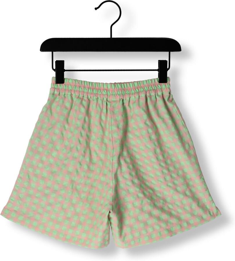 Jelly Mallow Meisjes Broeken Play Checked Woven Short Mint - Foto 1