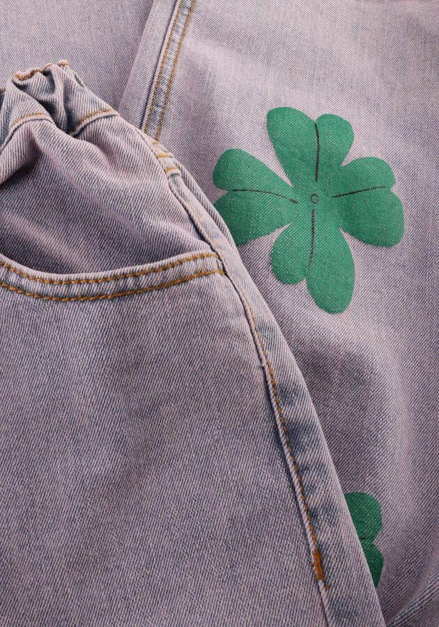 Jelly Mallow Meisjes Jeans Lucky Clover Denim Pants Lichtblauw - Foto 3