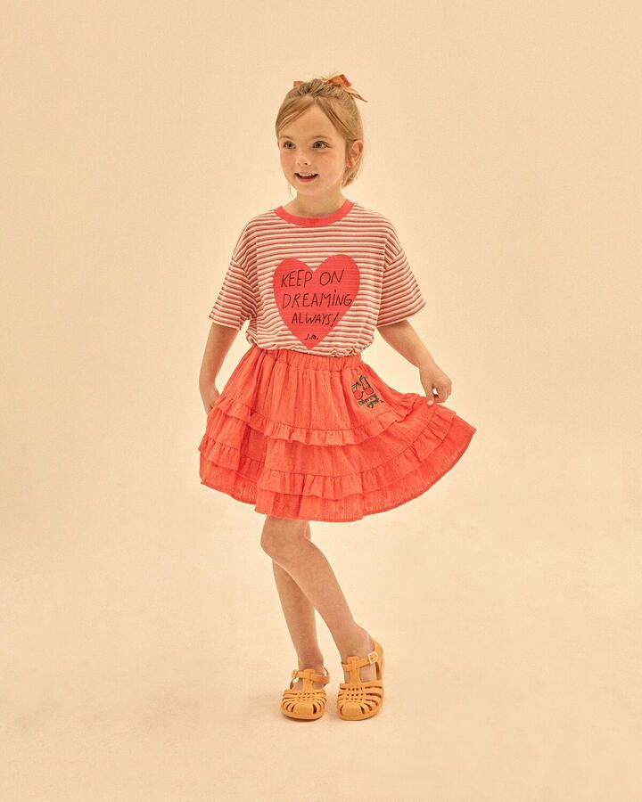 Jelly Mallow Meisjes Rokken Cherry Frill Skirt Oranje - Foto 2