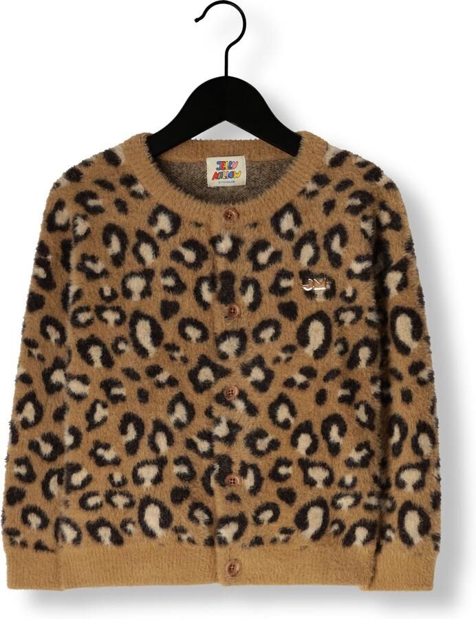Jelly Mallow Meisjes Truien & Vesten Cozy Leopard Cardigan Bruin - Foto 2